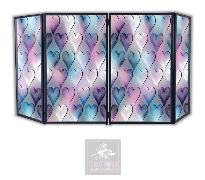 HEARTS DJ LYCRA FACADE PANELS 