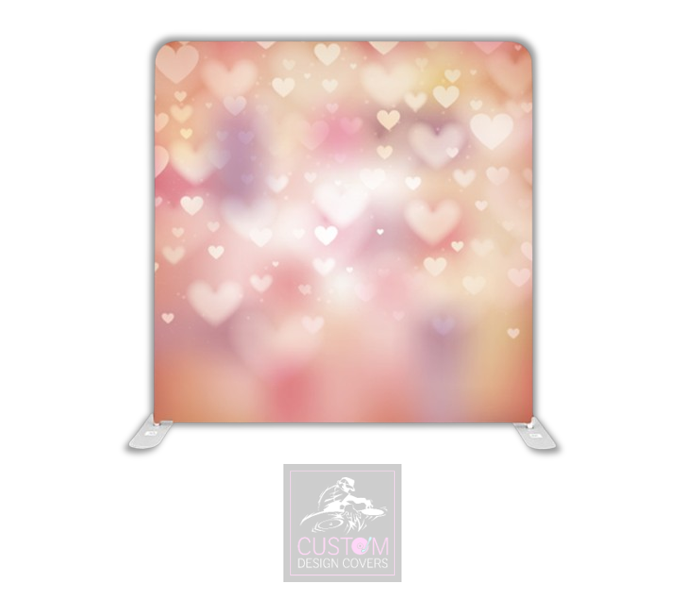 Hearts Pillowcase Backdrop Cover