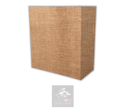 Hessian Effect Lycra DJ Booth Cover 