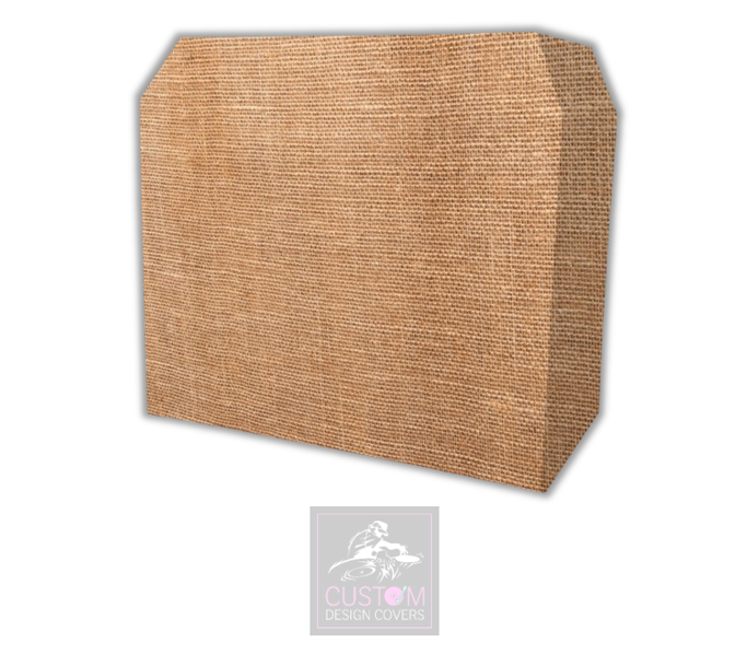 Hessian Effect Lycra DJ Booth Cover 