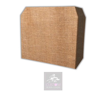 Hessian Effect Lycra DJ Booth Cover