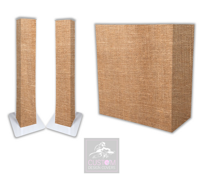 Hessian Effect Lycra DJ Booth Cover  (PACKAGE BUNDLE) 