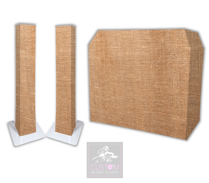 Hessian Effect Lycra DJ Booth Cover  (PACKAGE BUNDLE) 