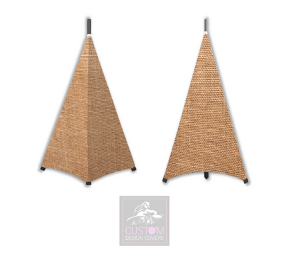 Hessian Effect Lycra DJ Booth Cover (PACKAGE BUNDLE)