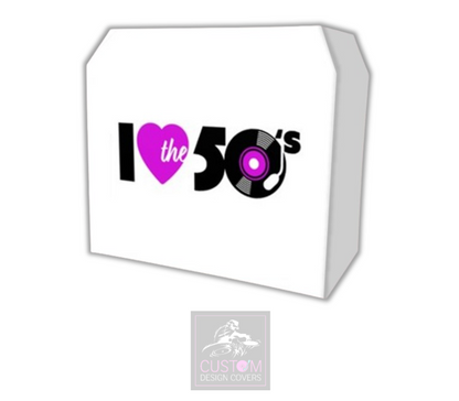 I Heart The 50's Lycra DJ Booth Cover