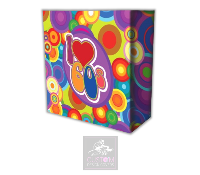 I Heart 60's Lycra DJ Booth Cover