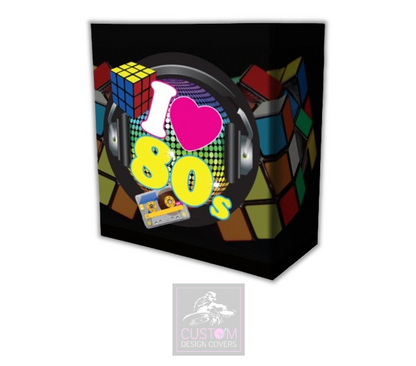 I Heart 80's Lycra DJ Booth Cover