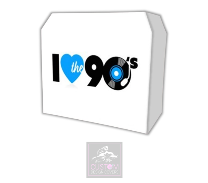 I Heart The 90's Lycra DJ Booth Cover