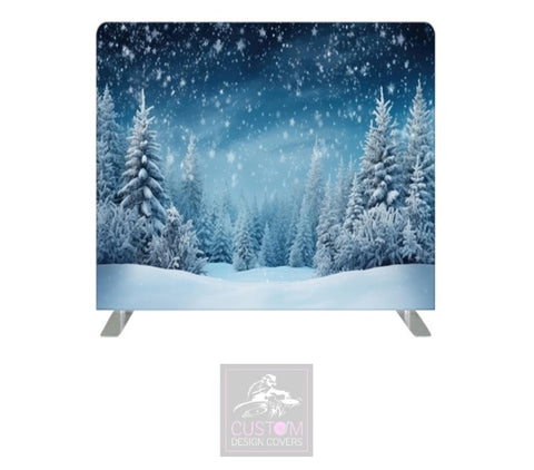 Christmas Trees Lycra Backdrop Cover