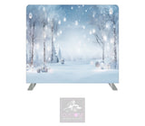 Snowy Lycra Pillowcase Backdrop Cover (DOUBLE SIDED)