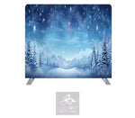Snowy Nights Lycra Backdrop Cover (DOUBLE SIDED)