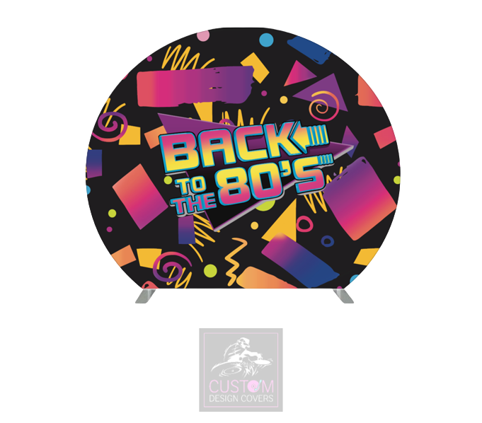 80’s Half Circle Backdrop Cover