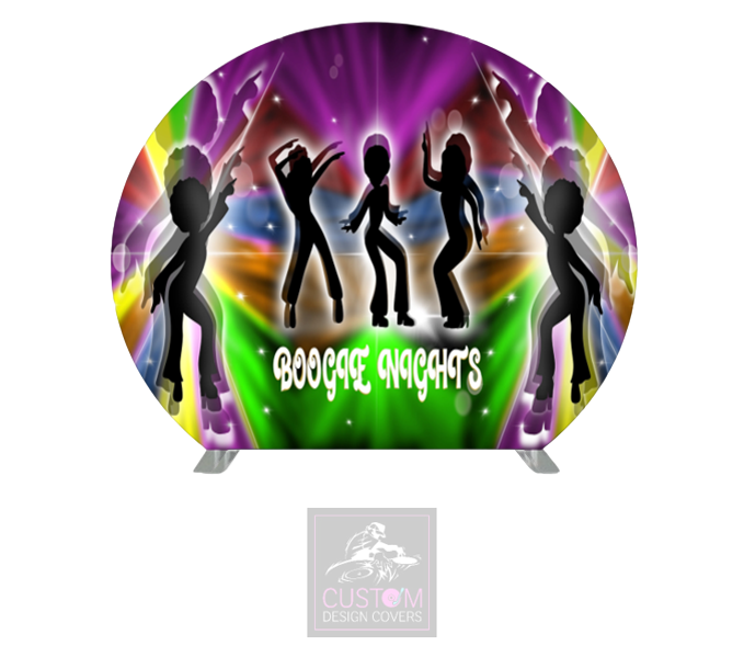 Boogie Nights Half Circle Backdrop Cover