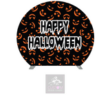 Happy Halloween Half Circle Backdrop Cover (DOUBLE SIDED)