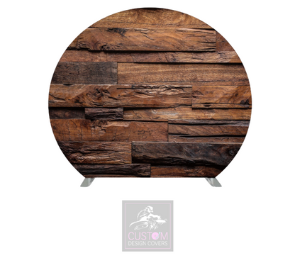 Rustic Half Circle Backdrop Cover