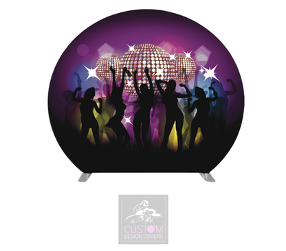 Party People Half Circle Backdrop Cover