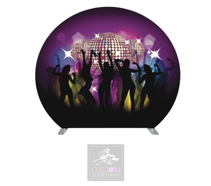 Party People Half Circle Backdrop Cover (DOUBLE SIDED)