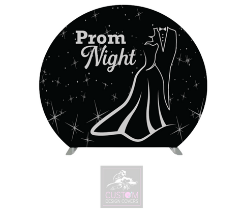 Prom Night Half Circle Backdrop Cover (DOUBLE SIDED)