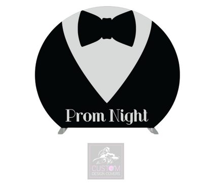 Prom Night Half Circle Backdrop Cover