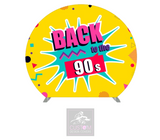 Back to the 90’s Half Circle Backdrop Cover