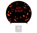 Happy Halloween Half Circle Backdrop Cover (DOUBLE SIDED)