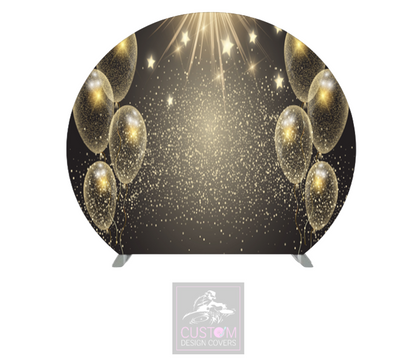 Celebrate Half Circle Pillowcase Backdrop Cover