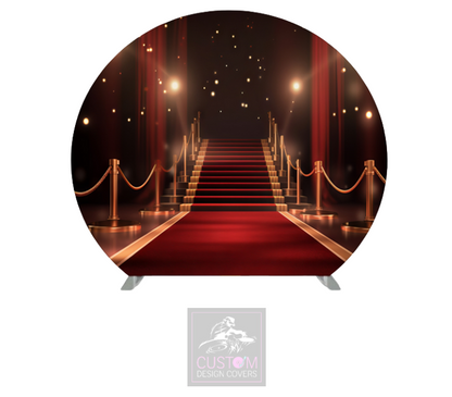 Red Carpet Half Circle Backdrop Cover