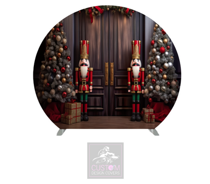 Nutcracker Half Circle Backdrop Cover (DOUBLE SIDED)