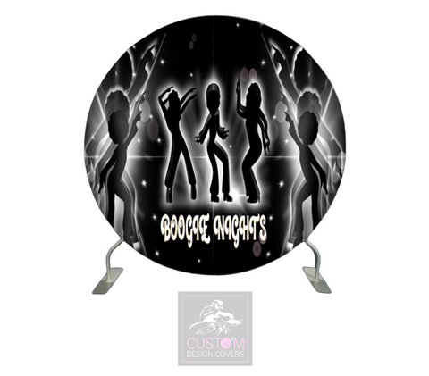 Boogie Nights Full Circle Backdrop Cover (DOUBLE SIDED)