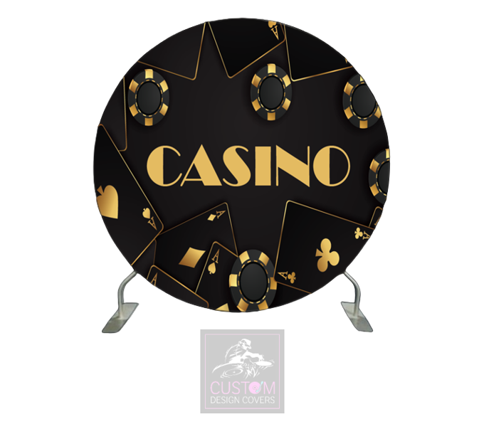 Casino Full Circle Backdrop Cover