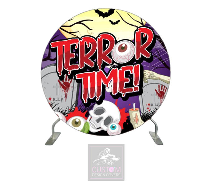 Terror Time Full Circle Backdrop Cover