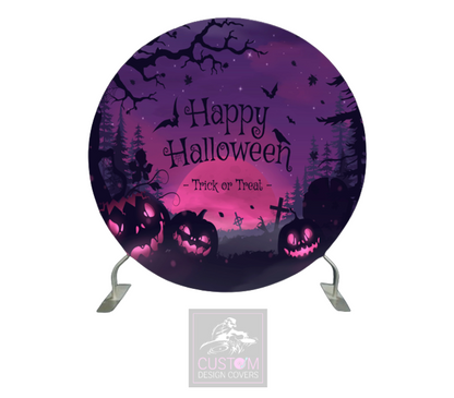 Happy Halloween Full Circle Backdrop Cover