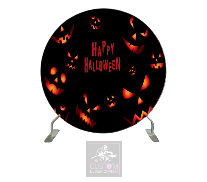 Happy Halloween Full Circle Backdrop Cover