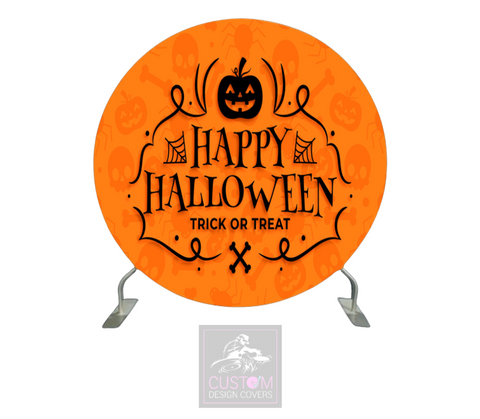 Happy Halloween Full Circle Backdrop Cover (DOUBLE SIDED)