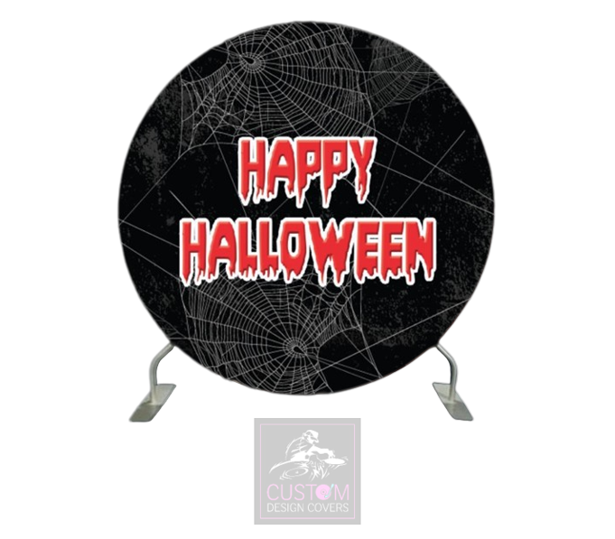 Happy Halloween Full Circle Backdrop Cover