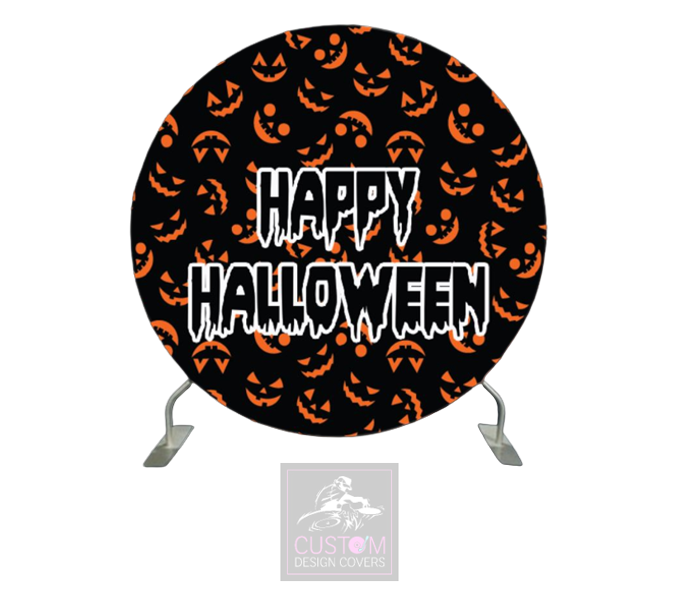 Happy Halloween Full Circle Backdrop Cover