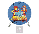 Super Hero’s Full Circle Backdrop Cover (DOUBLE SIDED)