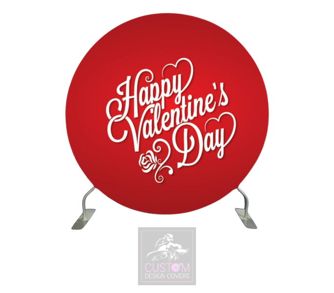 Valentines Full Circle Backdrop Cover (DOUBLE SIDED)