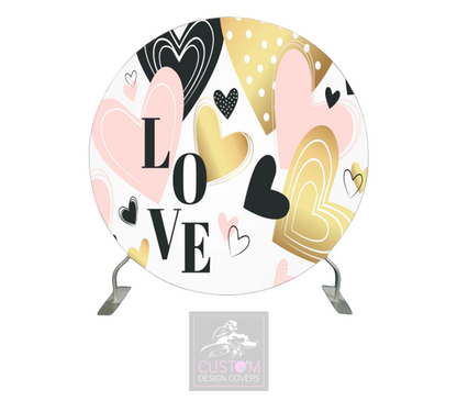 Love Full Circle Backdrop Cover (DOUBLE SIDED)