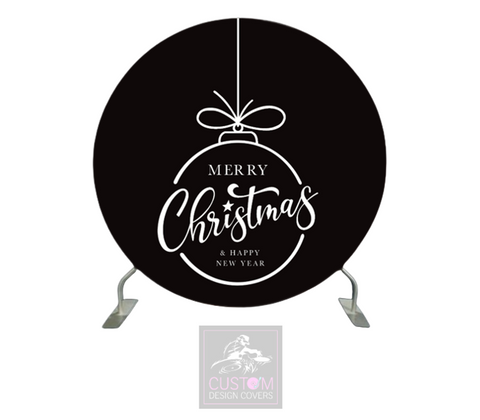 Christmas Bauble Full Circle Backdrop Cover