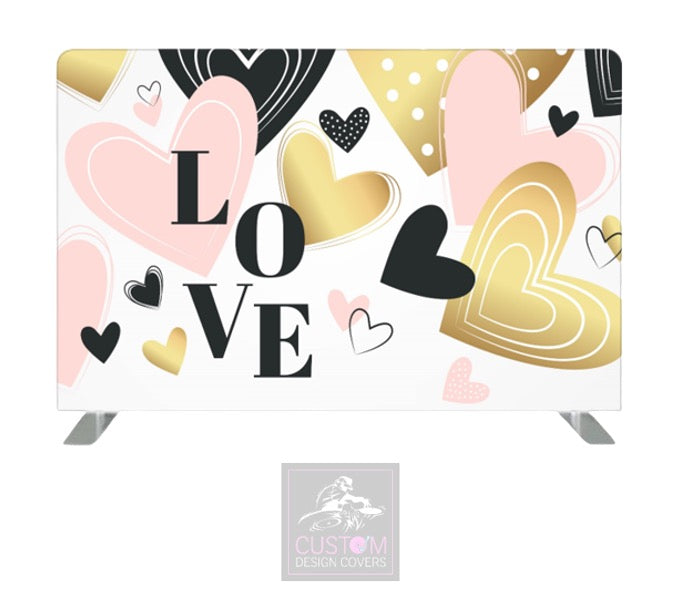 Love Lycra Pillowcase Backdrop Cover (DOUBLE SIDED)