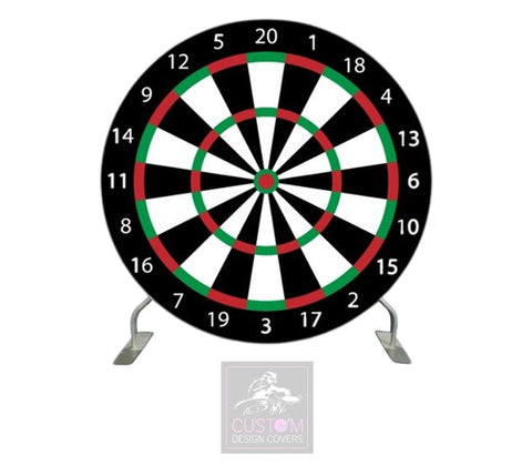 Dart Board Full Circle Backdrop Cover (DOUBLE SIDED)