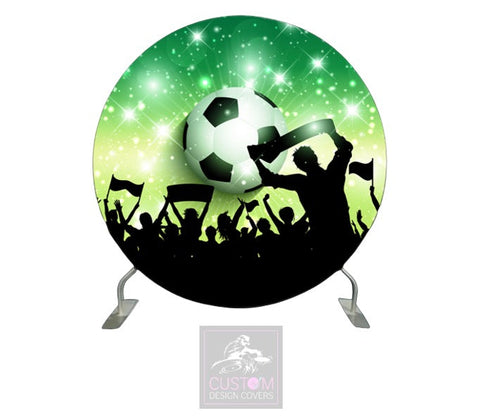 Football Full Circle Backdrop Cover (DOUBLE SIDED)