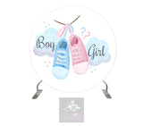 Gender Reveal Full Circle Backdrop Cover