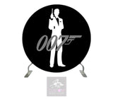 007 Black Full Circle Backdrop Cover (DOUBLE SIDED)