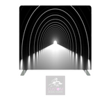 Black & White Tunnel Lycra Pillowcase Backdrop Cover