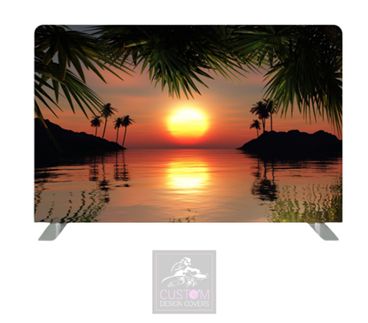 Sunset Lycra Backdrop Cover