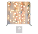 Hearts Lycra Pillowcase Backdrop Cover