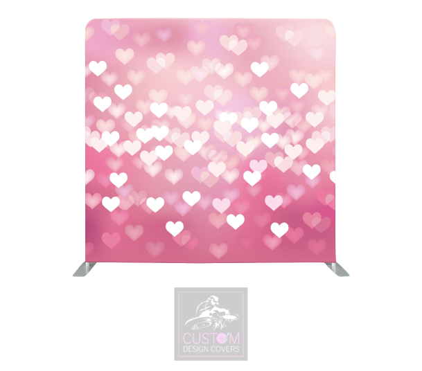 Hearts Pillowcase Backdrop Cover