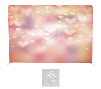 Hearts Pillowcase Backdrop Cover